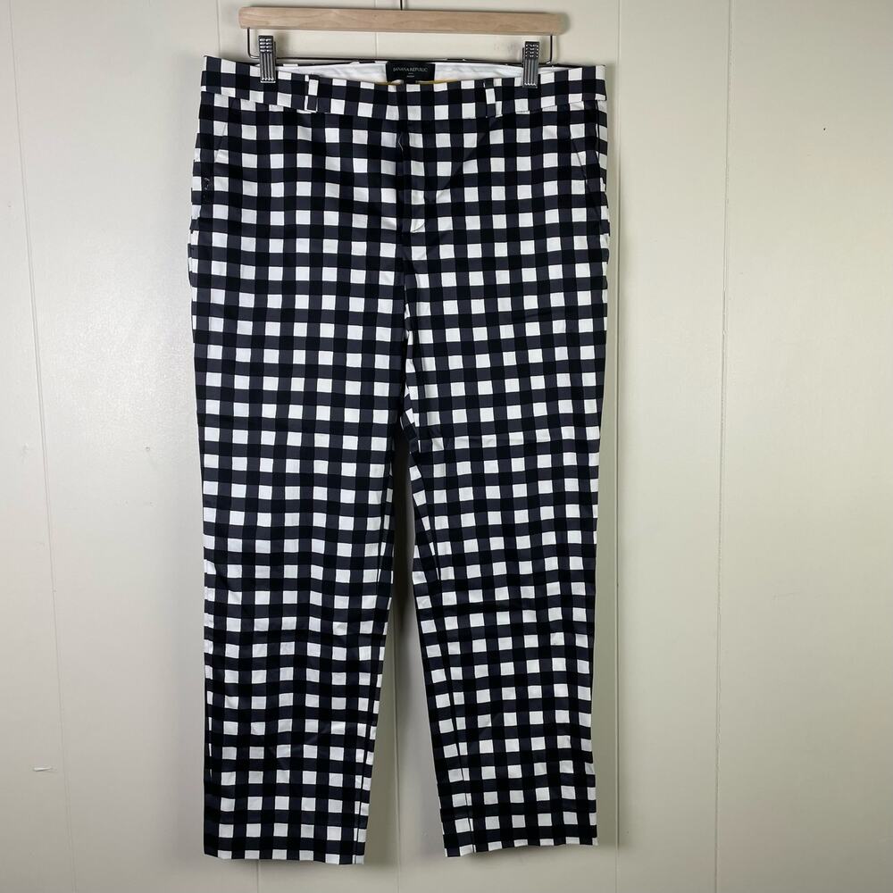 Banana Republic Avery Gingham pattern pant New